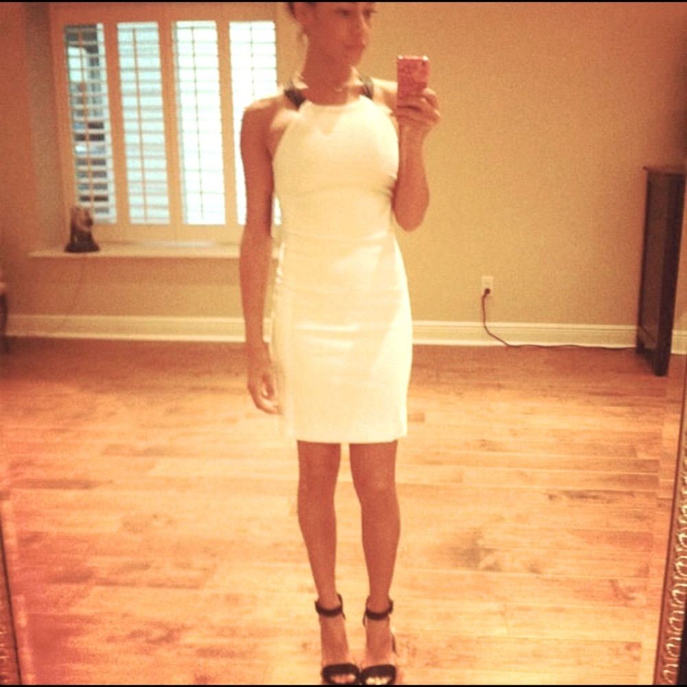 Zara white dress